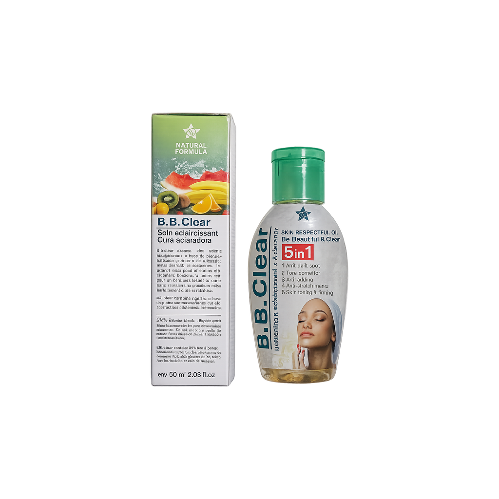 B.B Clear AHA Brightening Face & Body Oil 30ml | Lightweight Moisturizing Body Oil