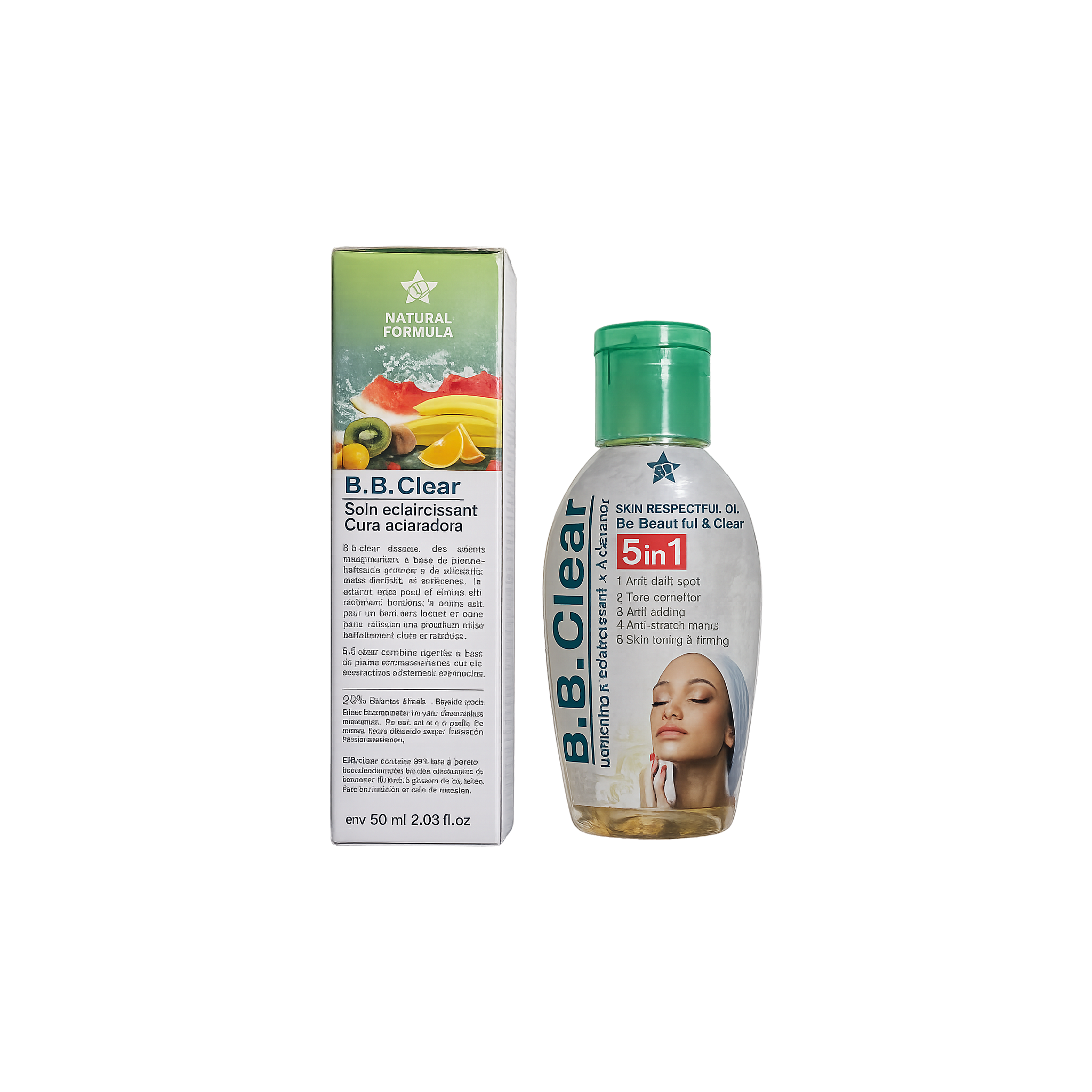 B.B Clear AHA Brightening Face & Body Oil 30ml | Lightweight Moisturizing Body Oil