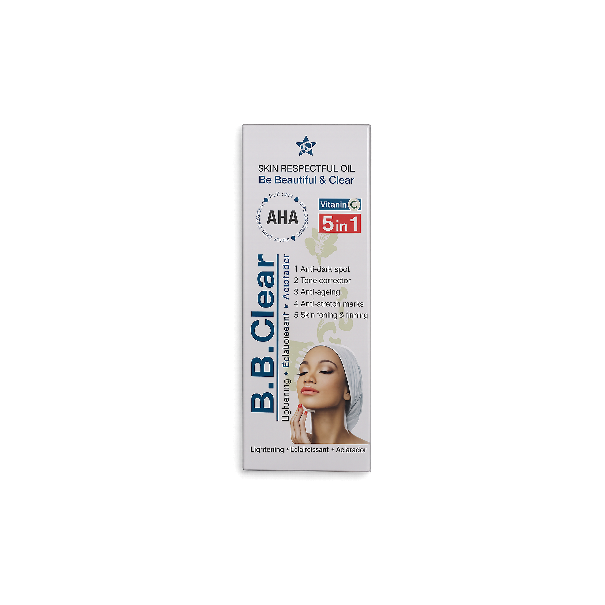 B.B Clear AHA Brightening Face & Body Oil 30ml | Lightweight Moisturizing Body Oil