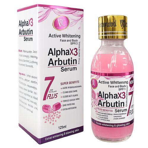 Alpha x3 Arbutin Brightening Serum 125ml – Dark Spot Corrector & Even Skin Tone