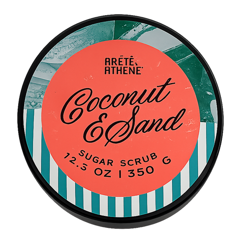 Arête Athene Coconut & Sand Exfoliating Sugar Scrub – 350g
