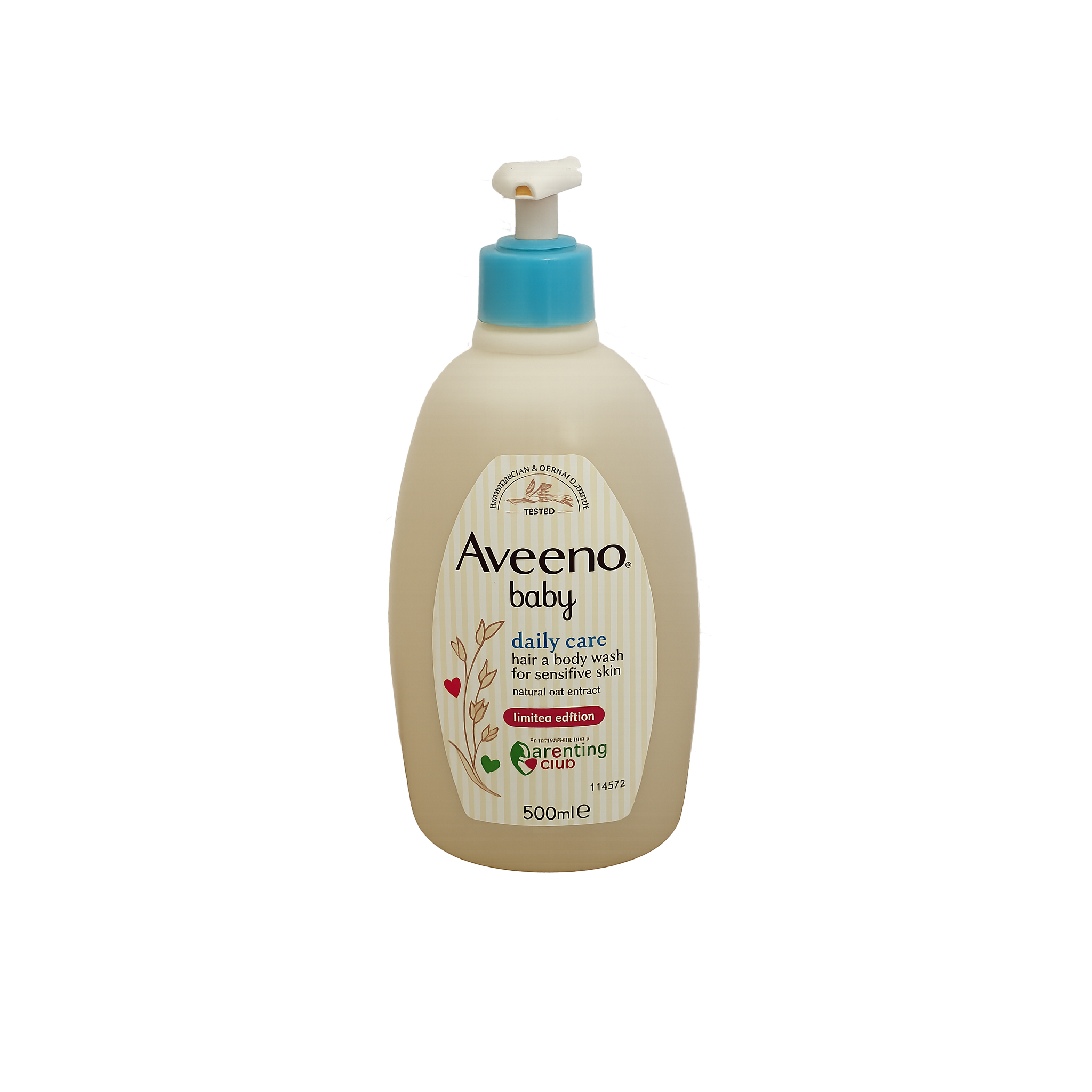 Aveeno Baby Daily Care Body Wash 500ml | Gentle Wash for Sensitive Baby Skin