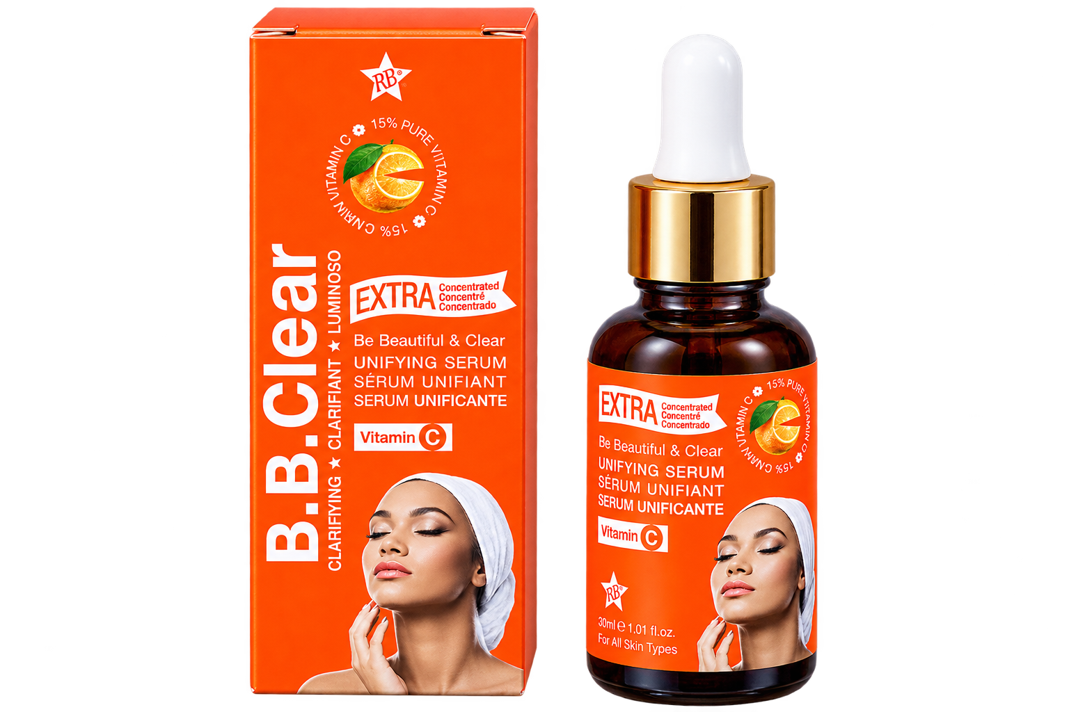 B.B. Clear Clarifying Vitamin C Unifying Serum – 30ml