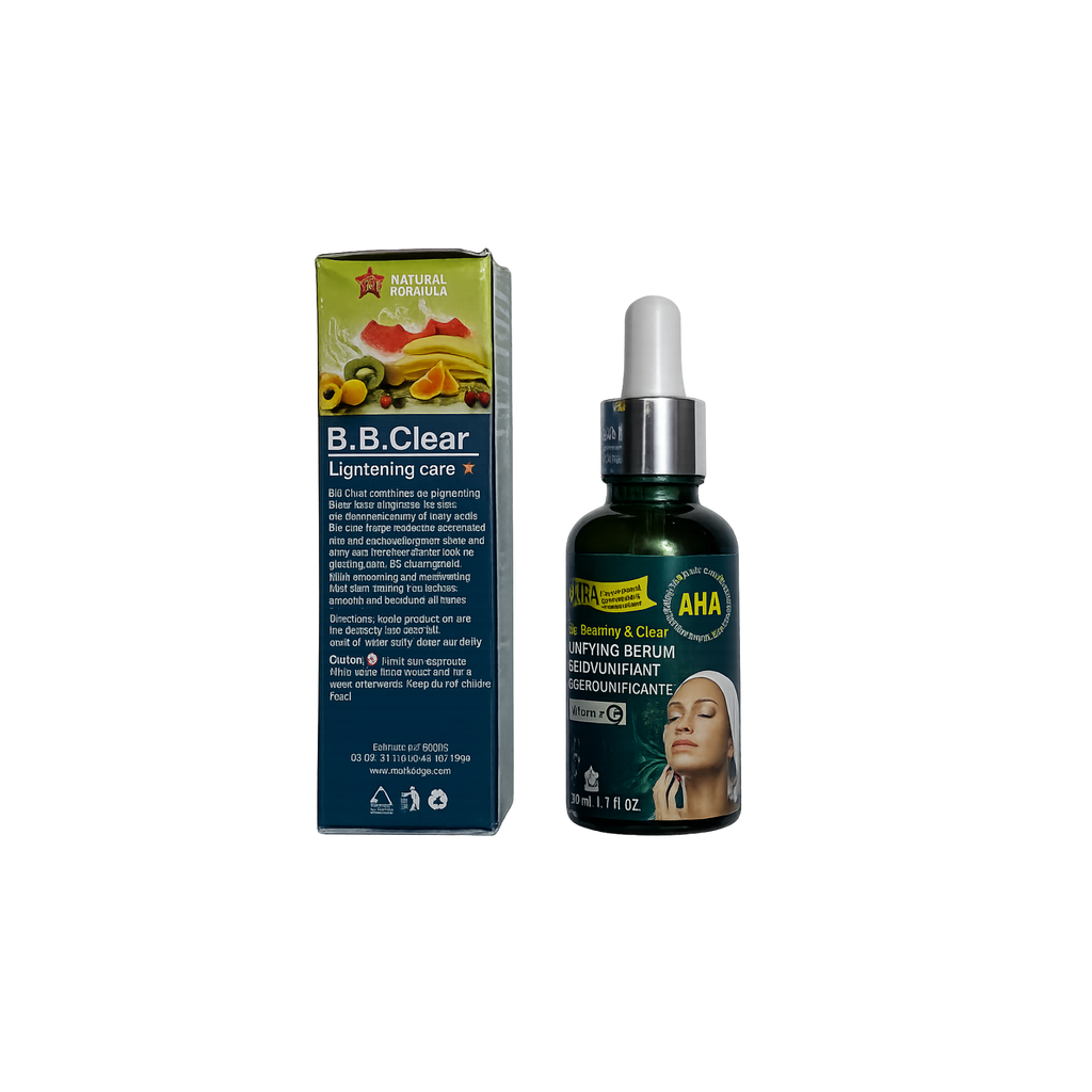 B.B Clear AHA Unifying Face & Body Serum 30ml | Hydrating & Brightening Serum