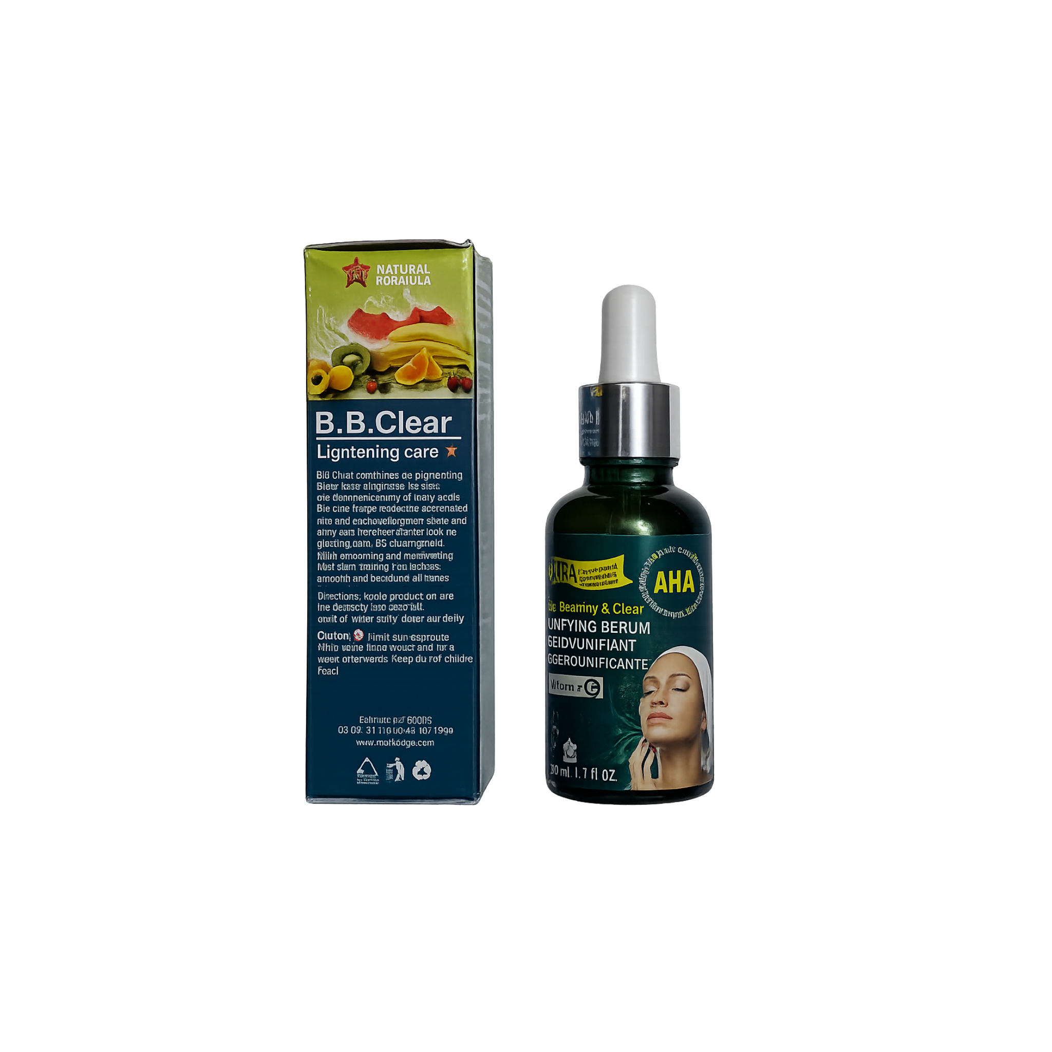 B.B Clear AHA Unifying Face & Body Serum 30ml | Hydrating & Brightening Serum