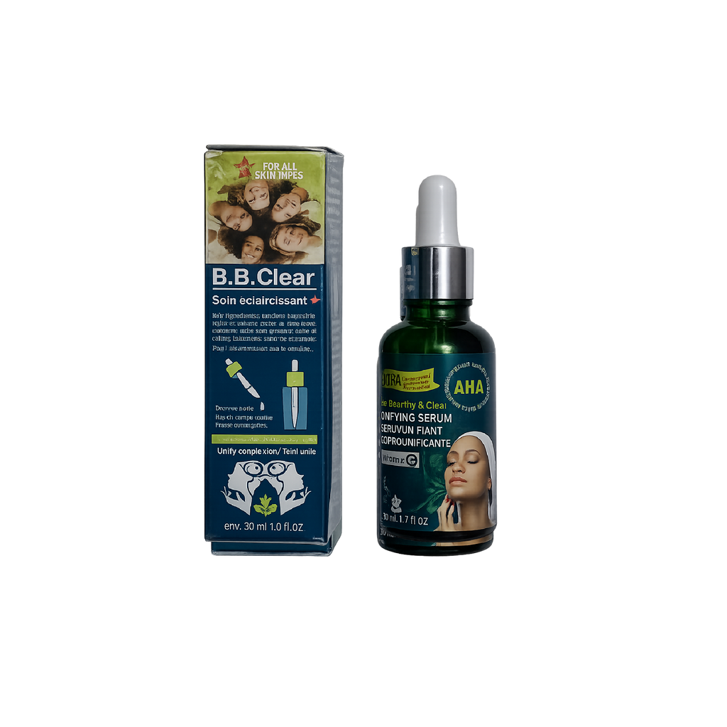 B.B Clear AHA Unifying Face & Body Serum 30ml | Hydrating & Brightening Serum