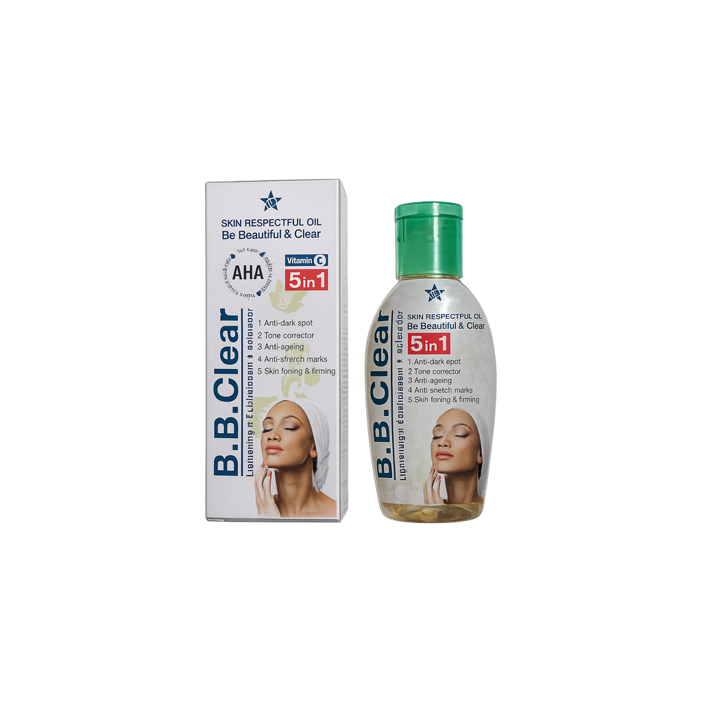 B.B Clear AHA Brightening Face & Body Oil 30ml | Lightweight Moisturizing Body Oil