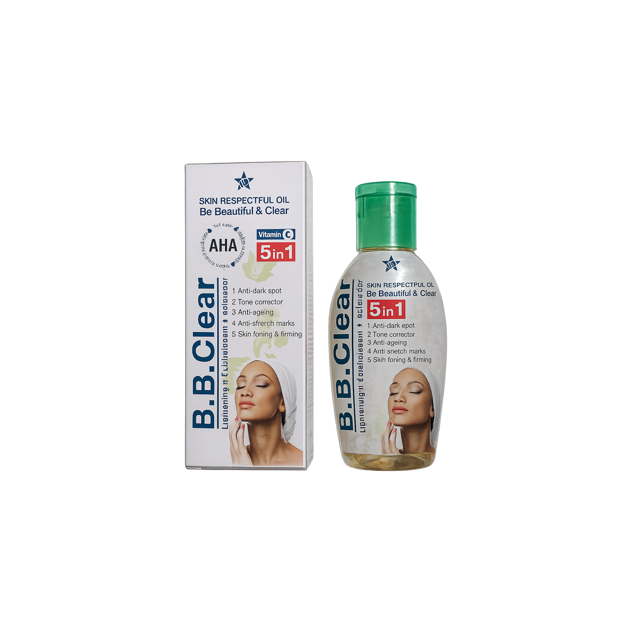 B.B Clear AHA Brightening Face & Body Oil 30ml | Lightweight Moisturizing Body Oil