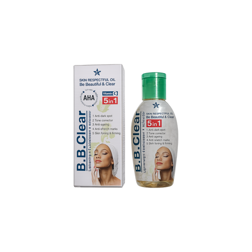 B.B Clear AHA Brightening Face & Body Oil 30ml | Lightweight Moisturizing Body Oil