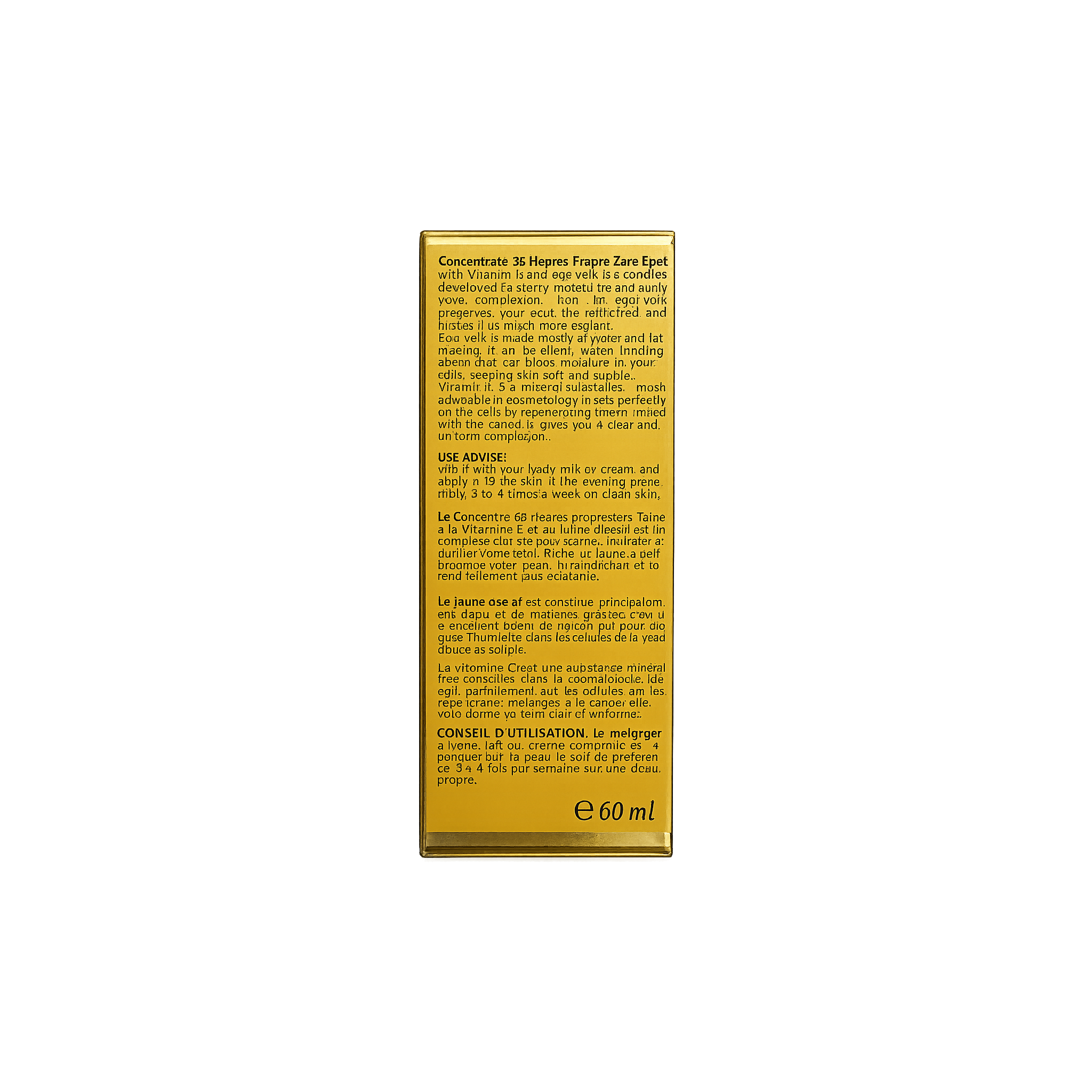 Beaumis Egg Yolk & Vitamin C Body Serum 60ml | Nourishing & Hydrating Body Care