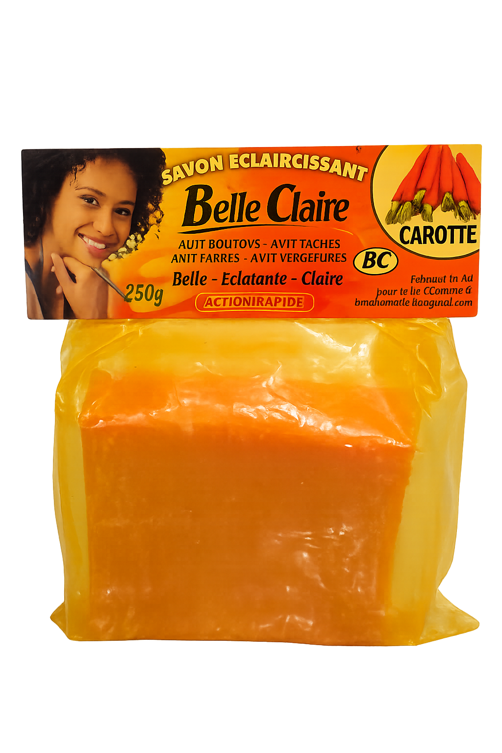 Belle Claire Carotte Brightening Carrot Soap – 250g