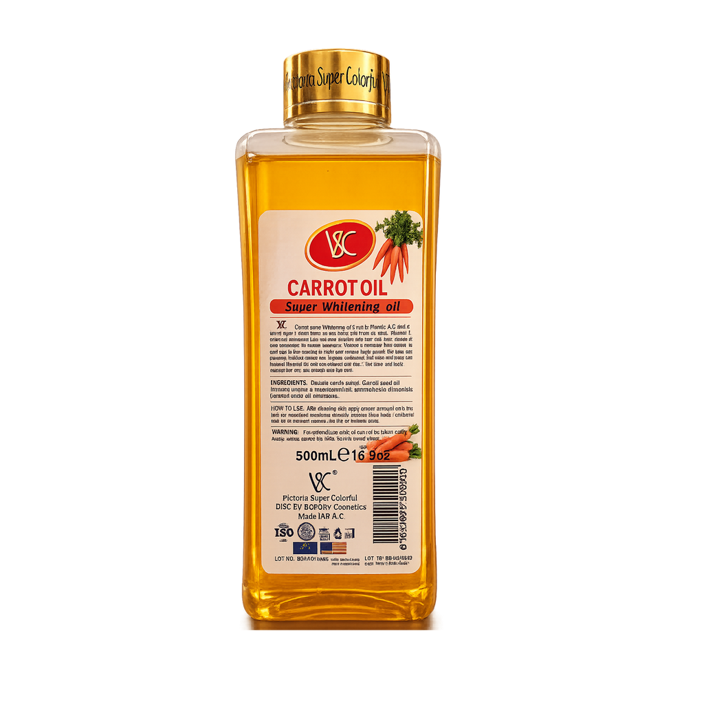 VSC Carrot Brightening Body Oil 500ml – Moisturizing Oil for Smooth & Radiant Skin