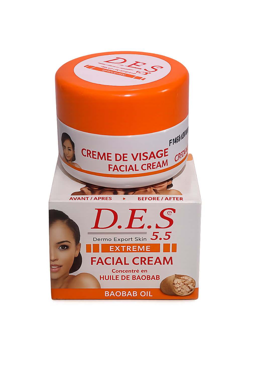 D.E.S 5.5 Extreme Facial Cream with Baobab Oil