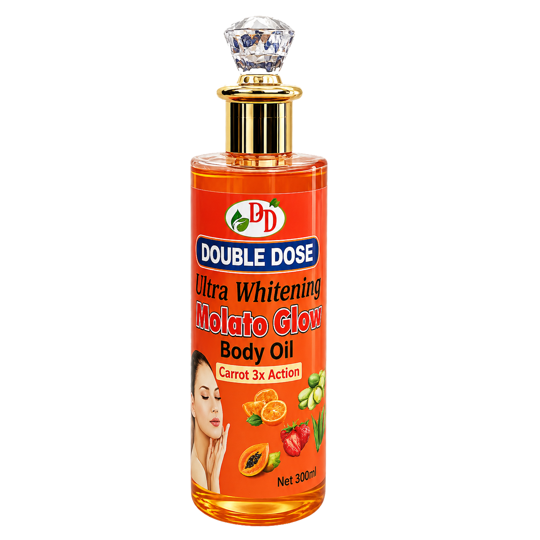 Double Dose Ultra Whitening Molato Glow-Carrot-3x-Action 300ml