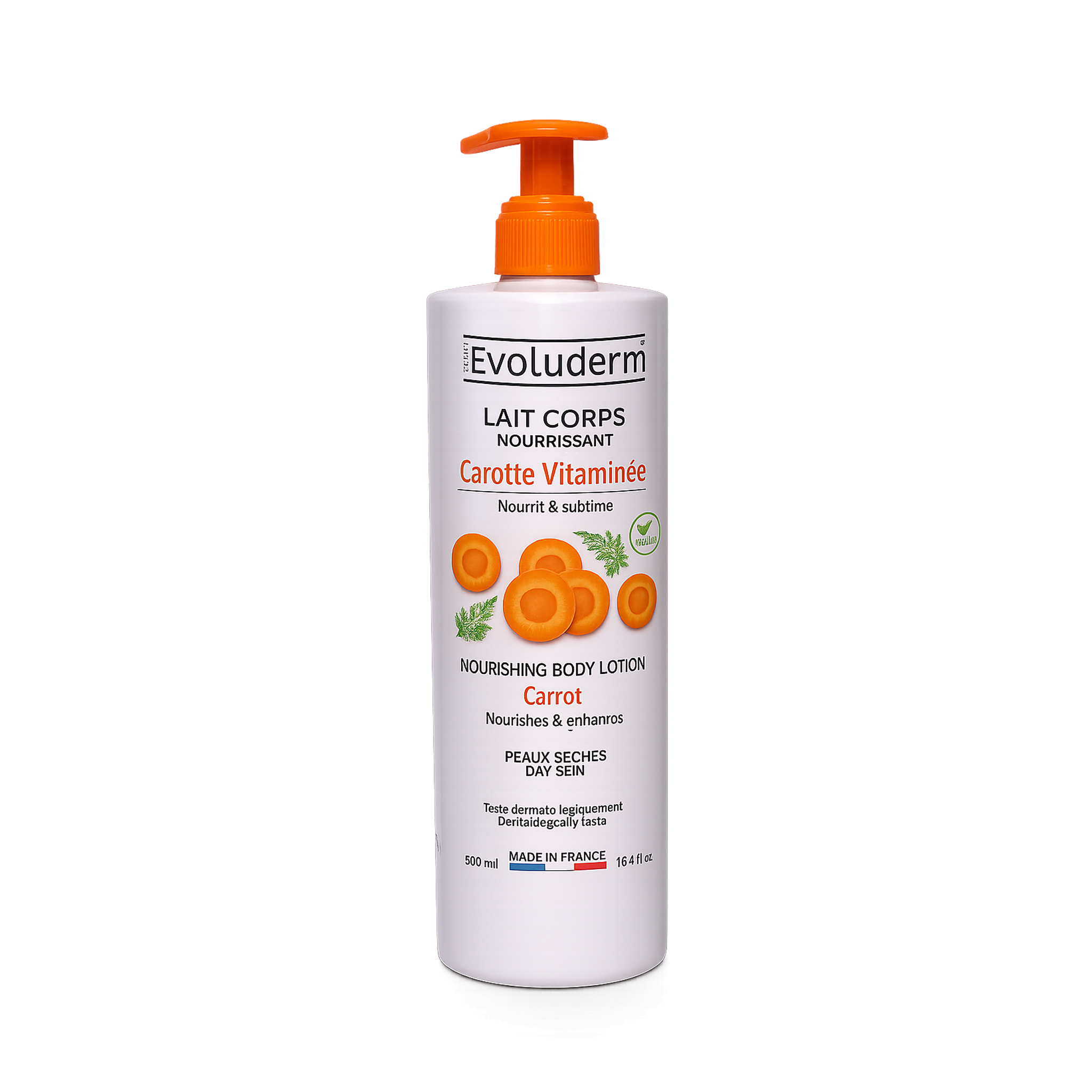 Evoluderm Nourishing Carrot Body Lotion 500ml | Moisturizing Body Lotion with Carrot Extract