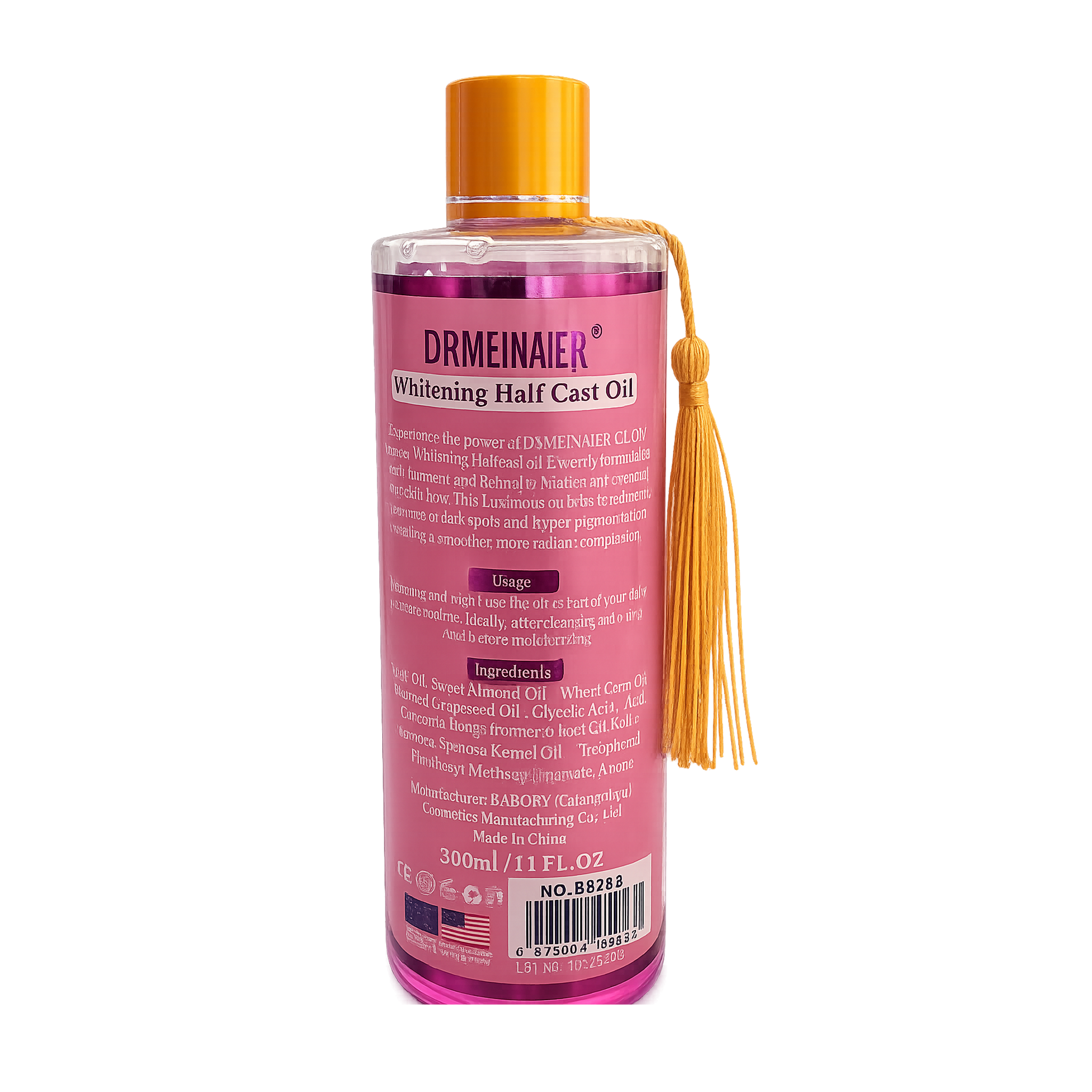 Glow Booster Brightening Body Oil with Turmeric & Retinol 300ml – Nourishing Glow Oil for Smooth, Radiant Skin