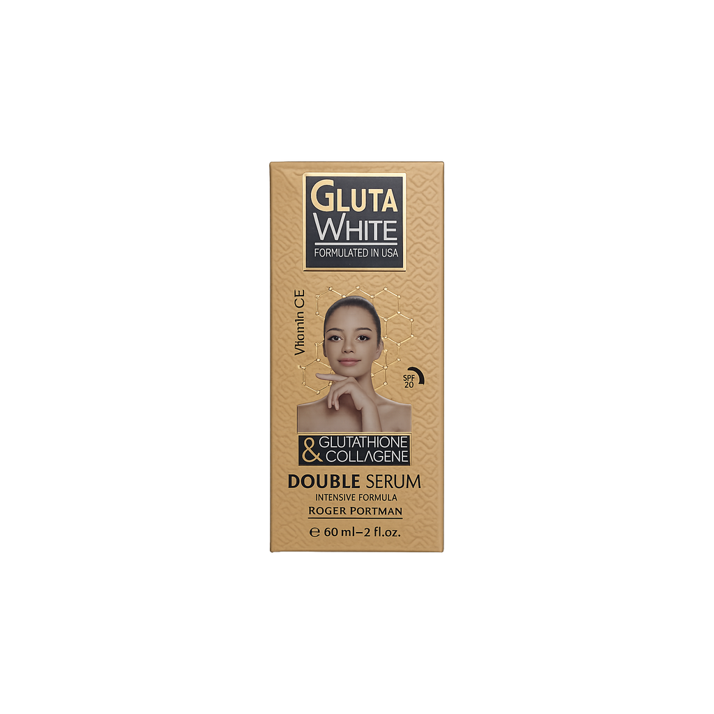 Gluta White Double Serum 60ml | Brightening & Hydrating Body Serum