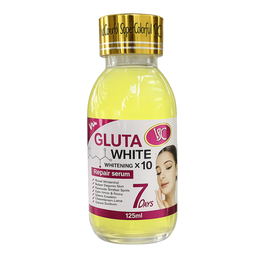 GLUTA White Serum x10 Skin Brightening Serum – Dark Spot Corrector & Even Skin Tone – 125ml
