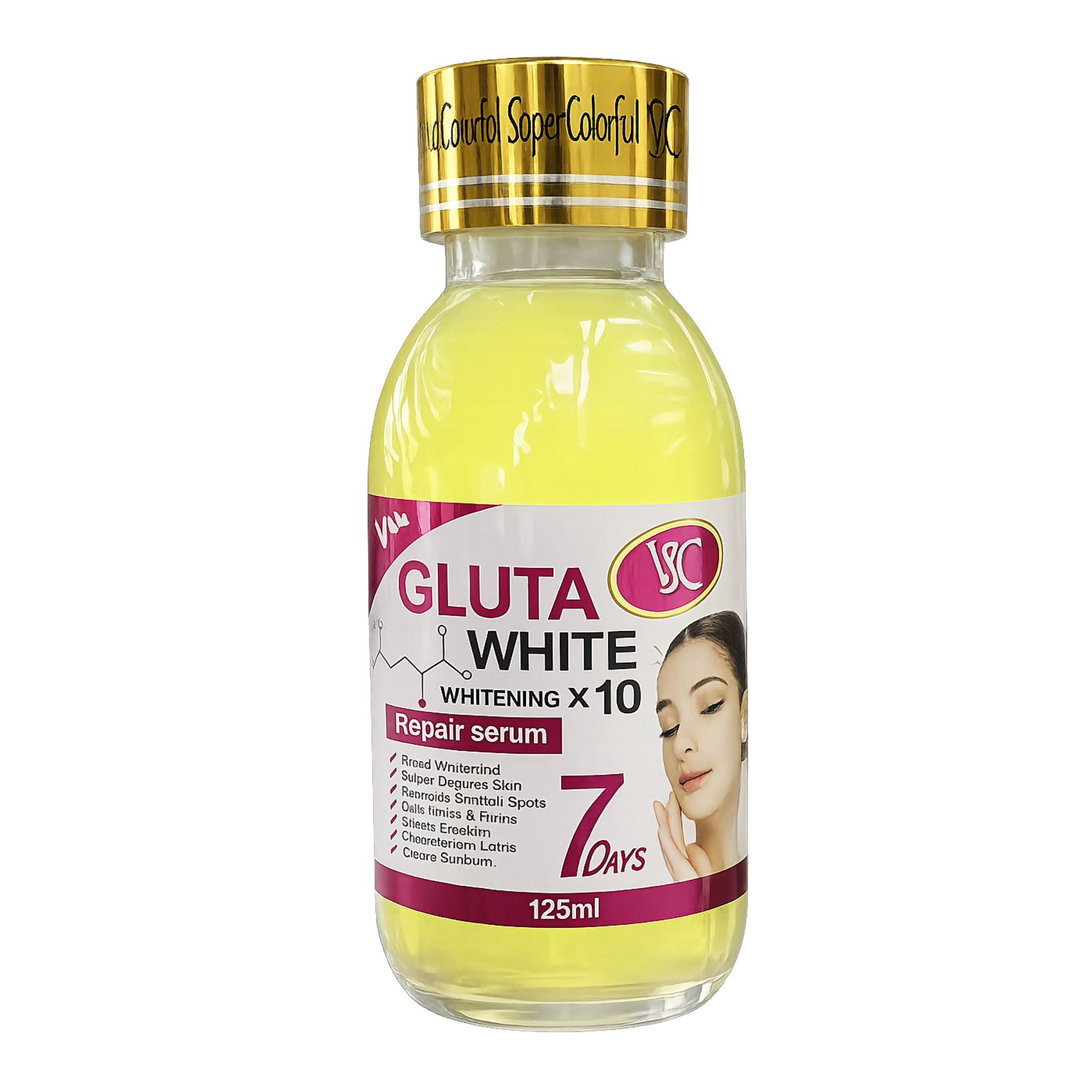 GLUTA White Serum x10 Skin Brightening Serum – Dark Spot Corrector & Even Skin Tone – 125ml