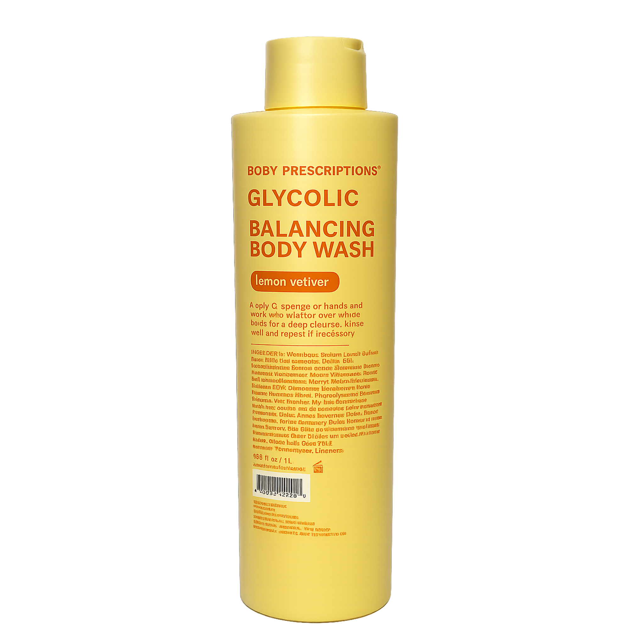Glycolic Balancing Body Wash 1000ml | Exfoliating Body Cleanser for Smooth & Healthy Skin