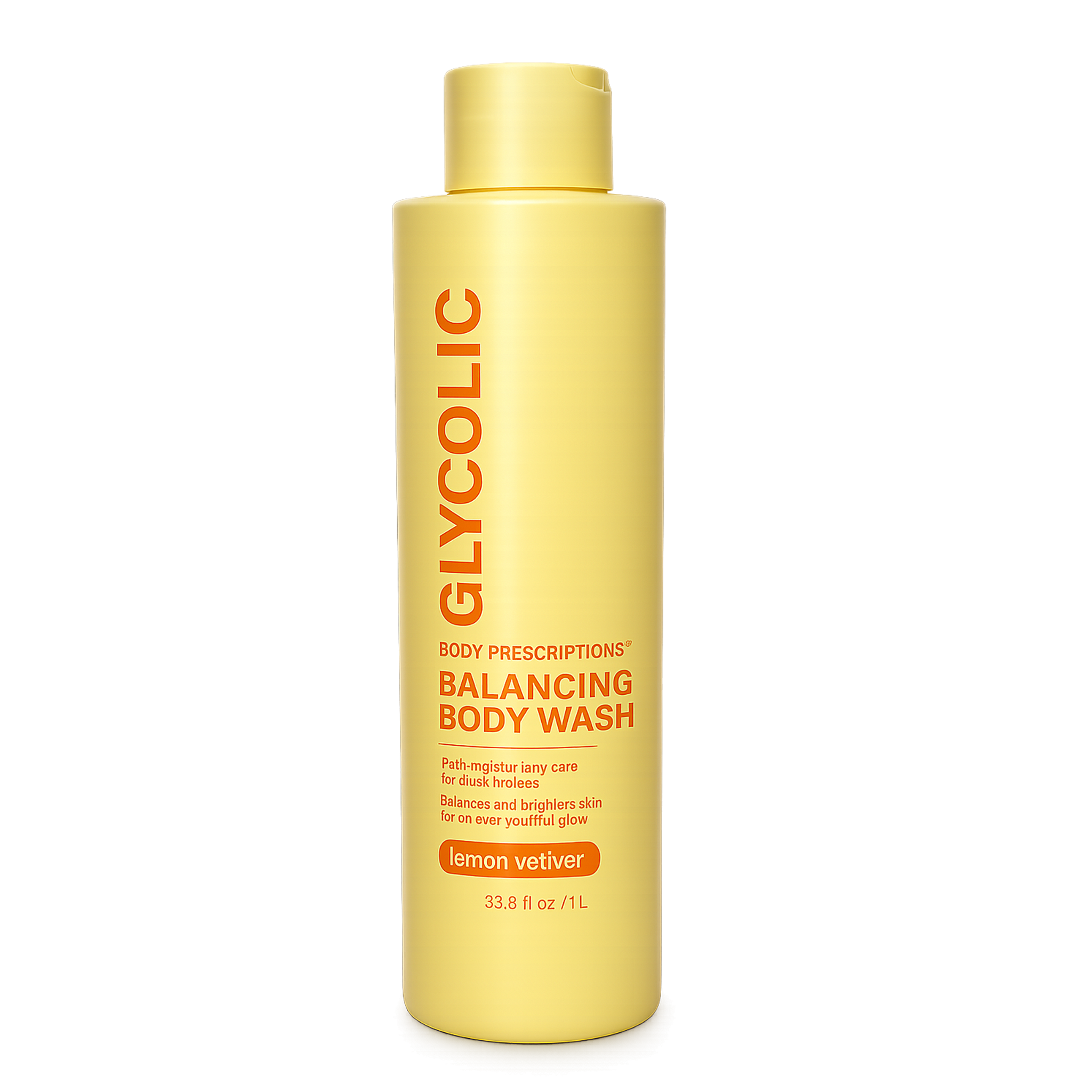 Glycolic Balancing Body Wash 1000ml | Exfoliating Body Cleanser for Smooth & Healthy Skin
