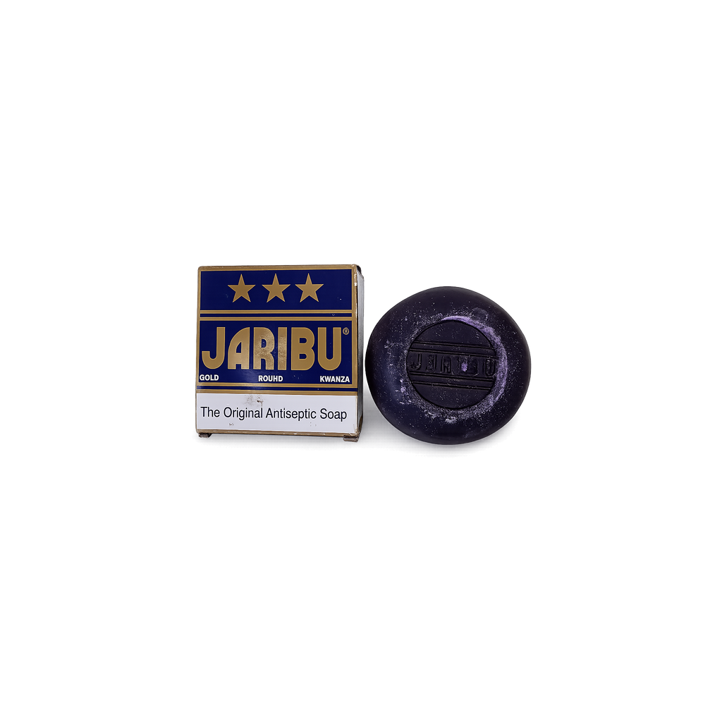 Jaribu Antiseptic Black Soap 100g – Deep Cleansing Face & Body Soap
