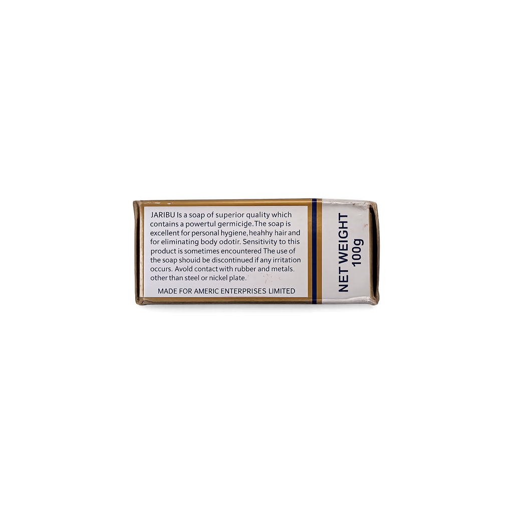 Jaribu Antiseptic Black Soap 100g – Deep Cleansing Face & Body Soap
