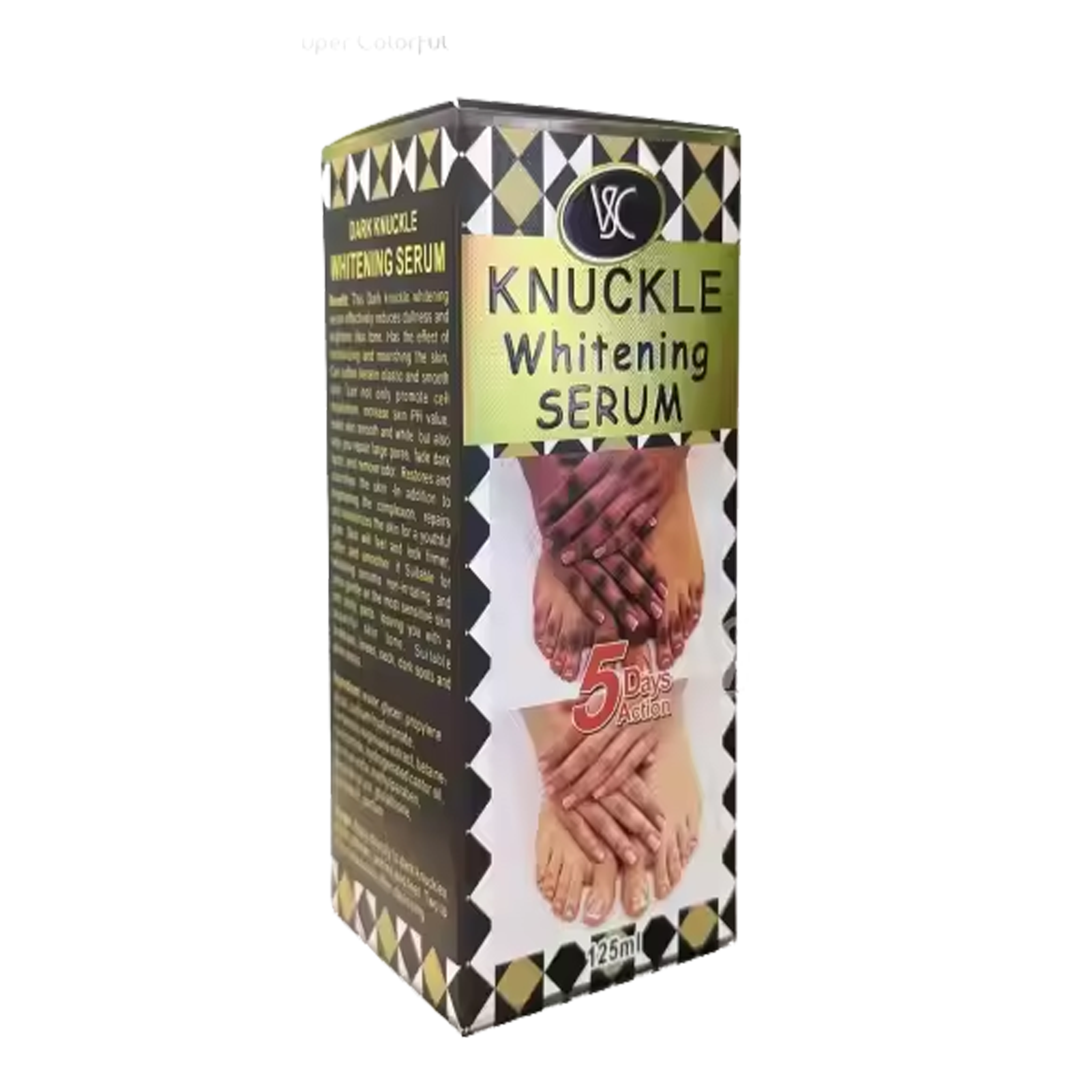 Knuckle Whitening Serum 125ml | Dark Knuckles, Elbows, Knees & Underarm Brightening Serum