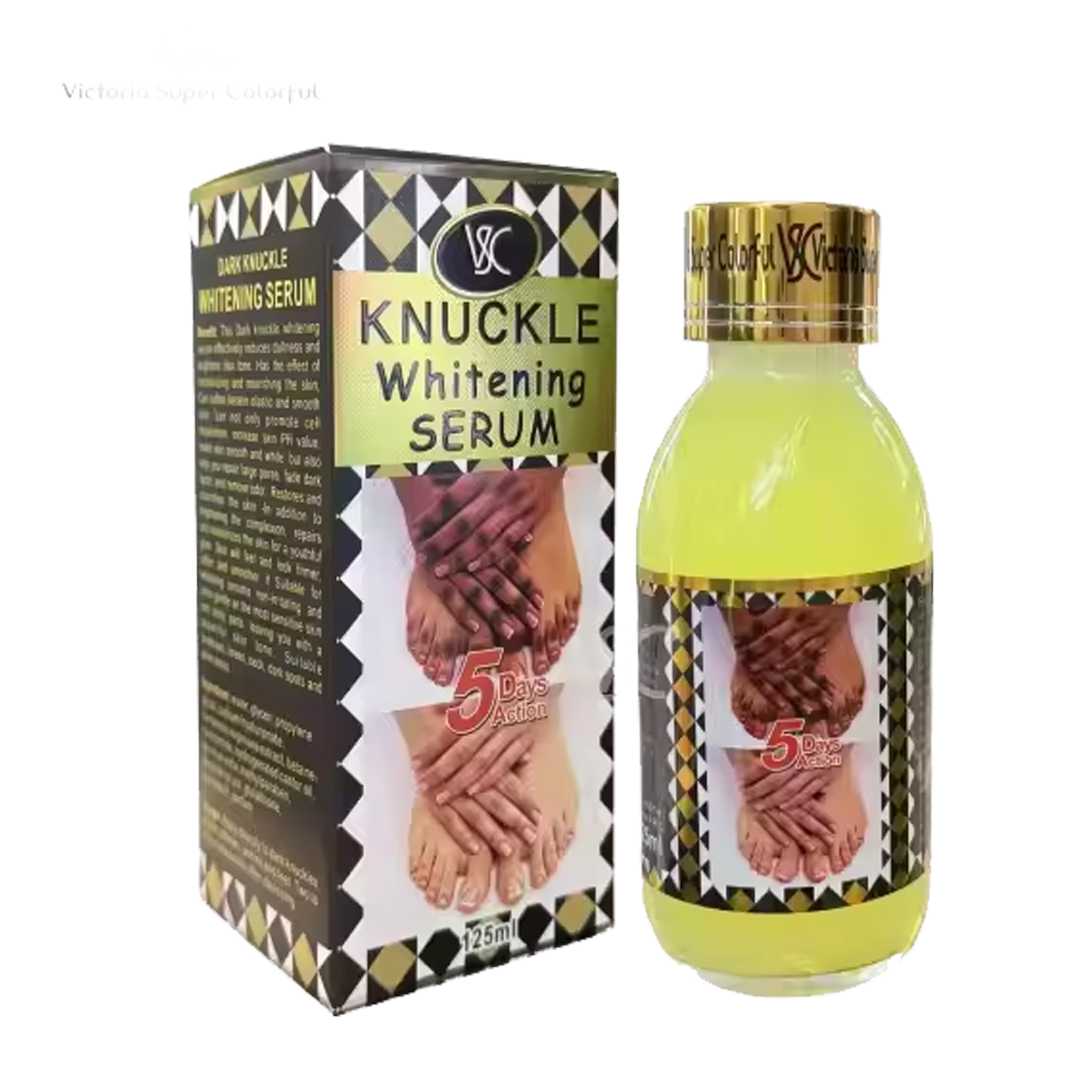 Knuckle Whitening Serum 125ml | Dark Knuckles, Elbows, Knees & Underarm Brightening Serum