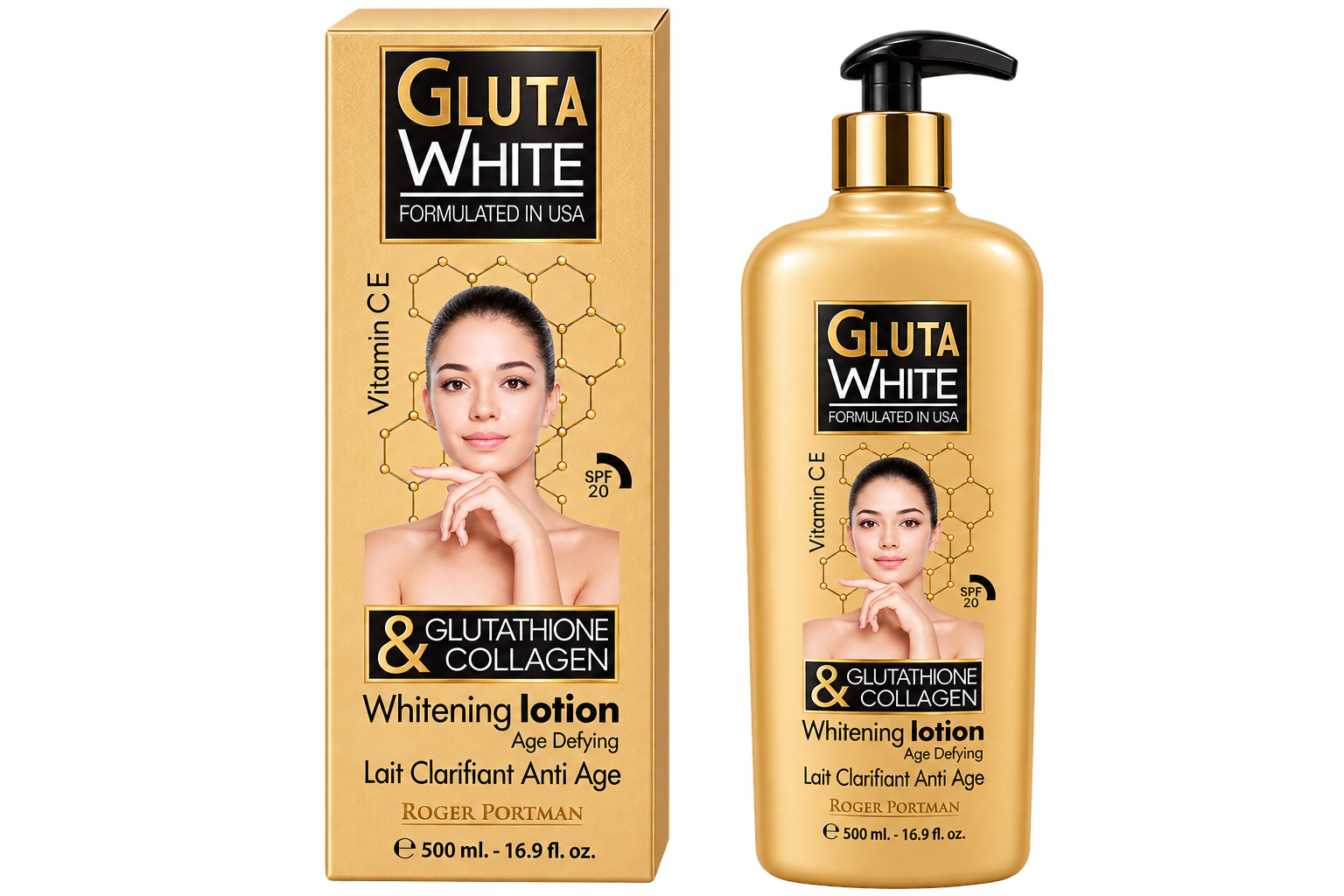 Gluta White Glutathione & Collagen Whitening Lotion
