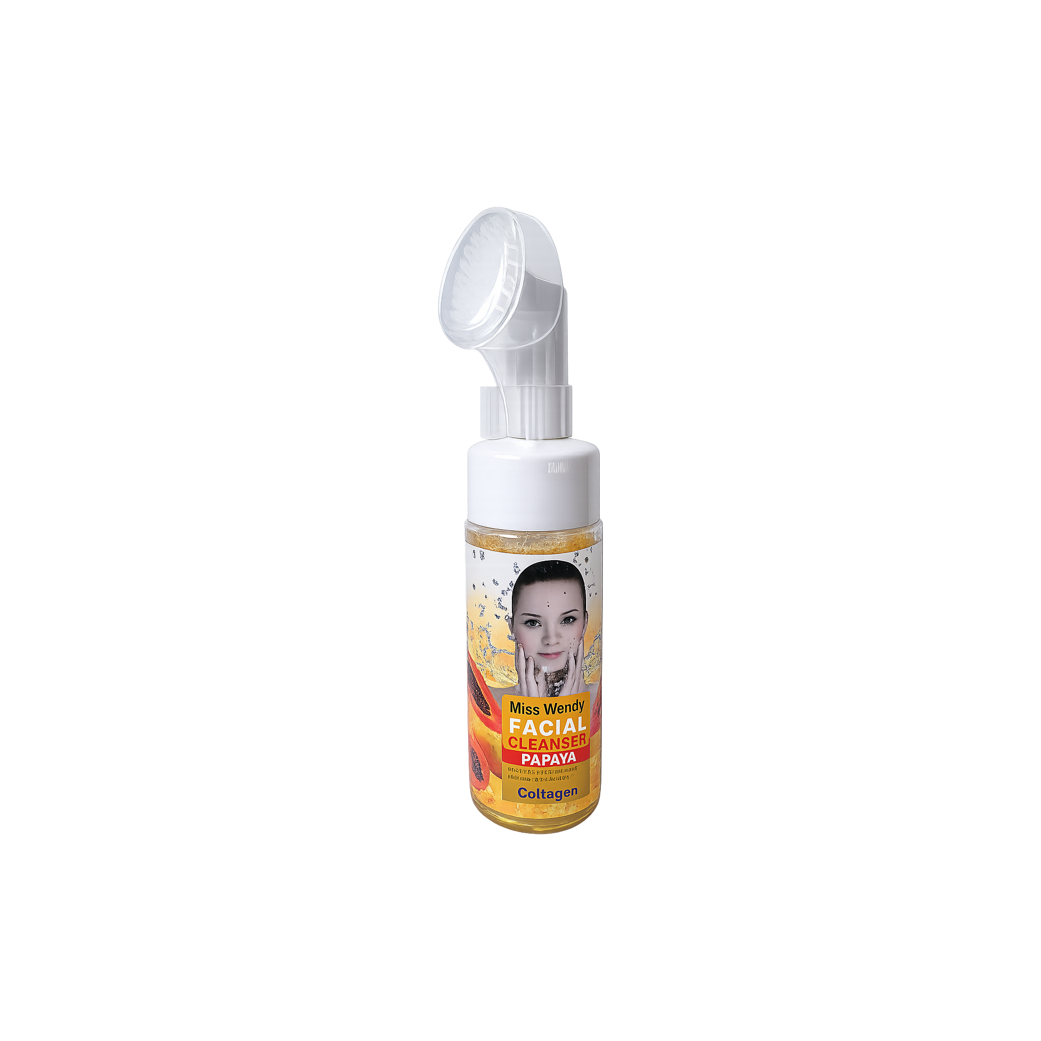 Miss Wendy Papaya & Collagen Facial Cleanser with Cleansing Brush