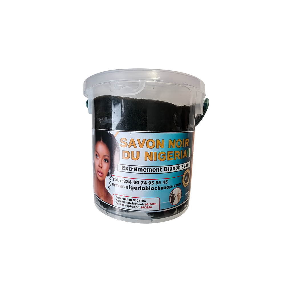 100% Natural Nigerian Black Soap | Traditional African Black Soap for Face & Body