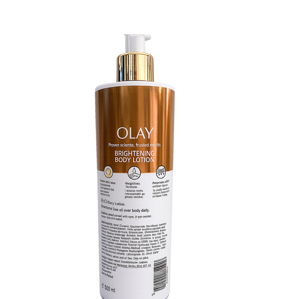 Olay Brightening Body Lotion 500ml | Hydrating Moisturizer for Glowing & Even Skin