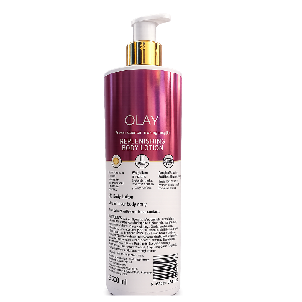 Olay Nourishing & Hydrating Body Lotion 500ml – Moisturizing Body Lotion for Soft & Healthy-Looking Skin