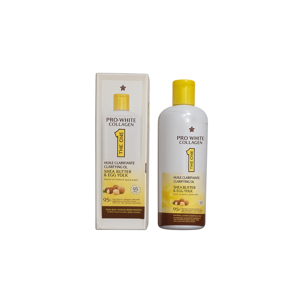 Pro-White Collagen Clarifying Body Oil | Hydrating Face & Body Oil 130ml