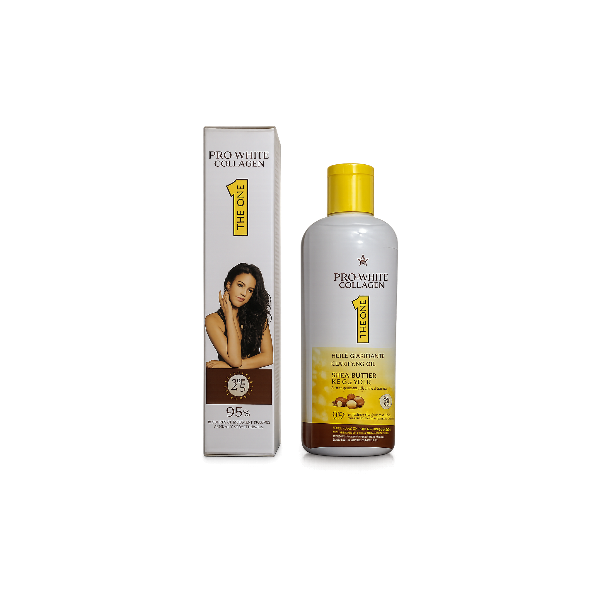 Pro-White Collagen Clarifying Body Oil | Hydrating Face & Body Oil 130ml