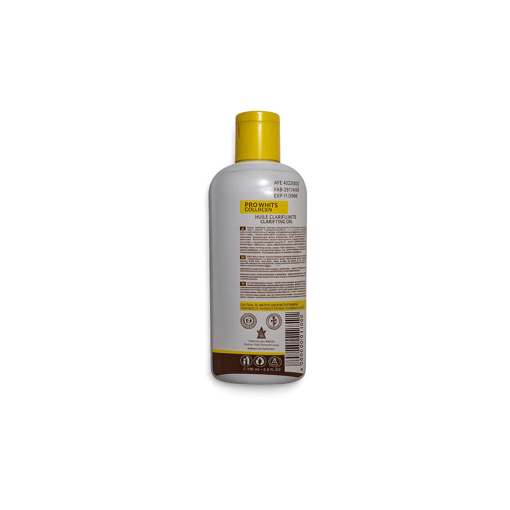 Pro-White Collagen Clarifying Body Oil | Hydrating Face & Body Oil 130ml