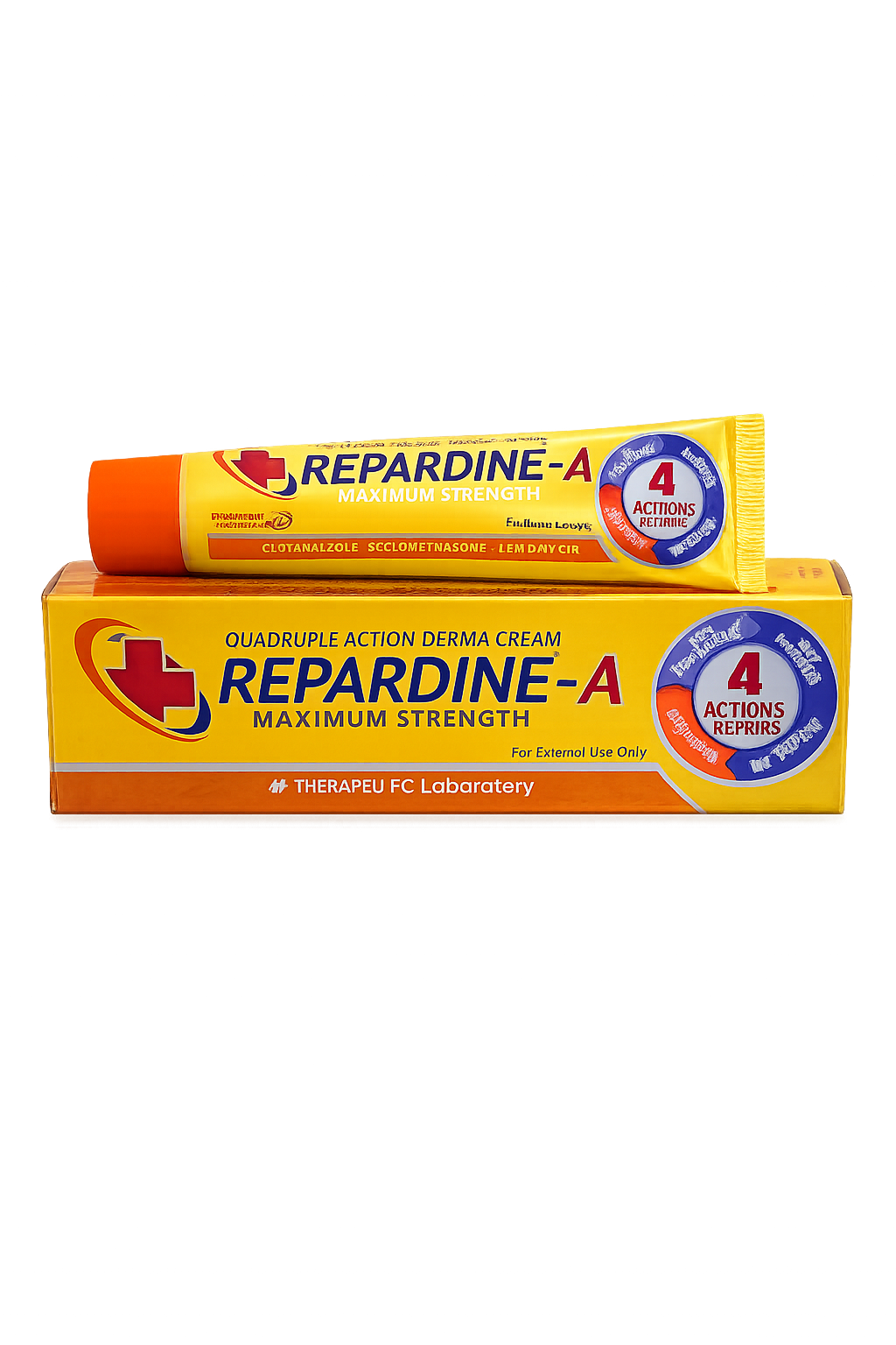 REPARDINE-A Maximum Strength Quadruple Action Derma Cream