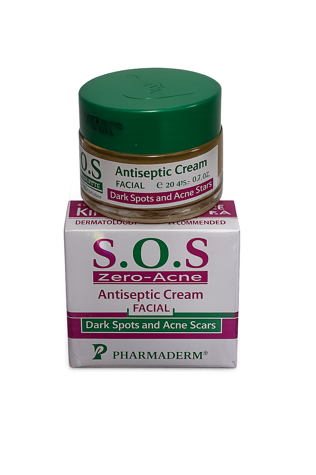 S.O.S Zero-Acne Antiseptic Facial Cream – 20g
