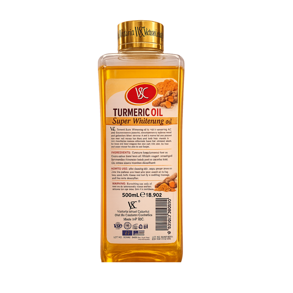 VSC Turmeric Brightening Body Oil 500ml – Moisturizing Oil for Smooth & Radiant Skin